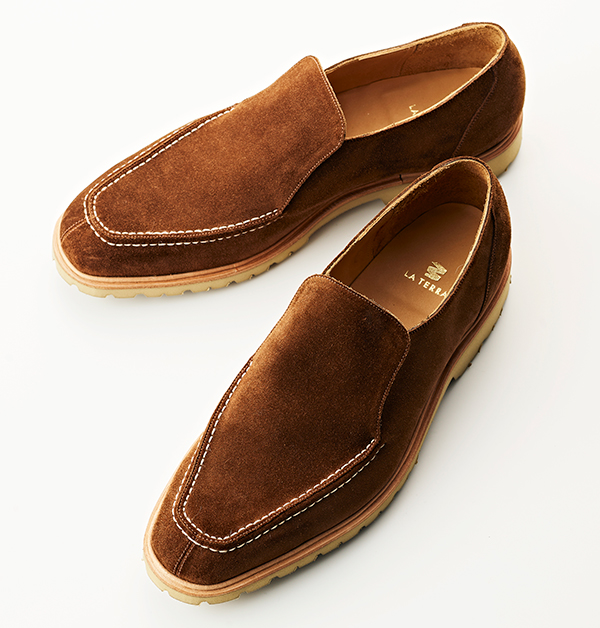 LA TERRA(ラ・テッラ)SUEDE LOAFERS