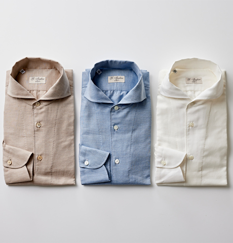 G.Inglese(ジ・イングレーゼ)COTTON CASHMERE SHIRT